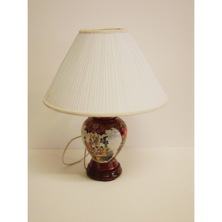 Lampe chinoise de chevet H:43cm