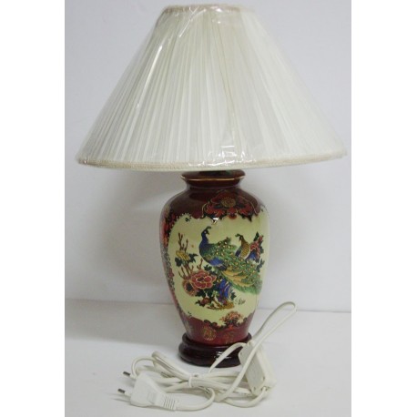 Lampe chinoise de chevet H43cm
