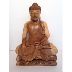 Bouddha de la prise de la terre à témoin H60cm