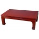 Table opium chinoise rouge 100x60x35