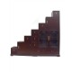 Meuble escalier coréen 168x40x168
