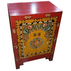 Meuble d'appoint tibétain 60x40x85 cm