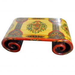Table à rouleau tibétaine 116x60x40