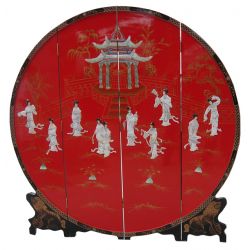 Paravent chinois rond 183x40