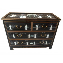 Commode chinoise laquée