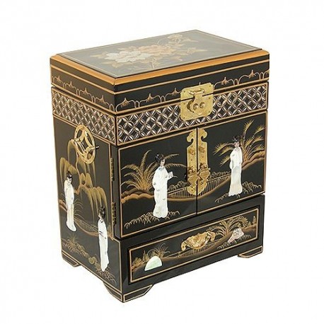 Boîte à bijoux chinoise 31x20x38